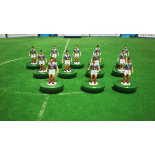 Subbuteo Andrew Table Soccer Mexico 3rd Jersey  World Cup 1998 on Classic Hasbro Bases